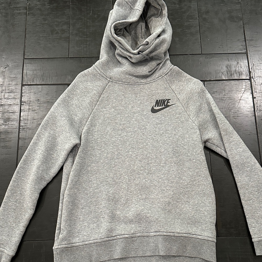 Nike Men's Heather Gray Pullover Hoodie